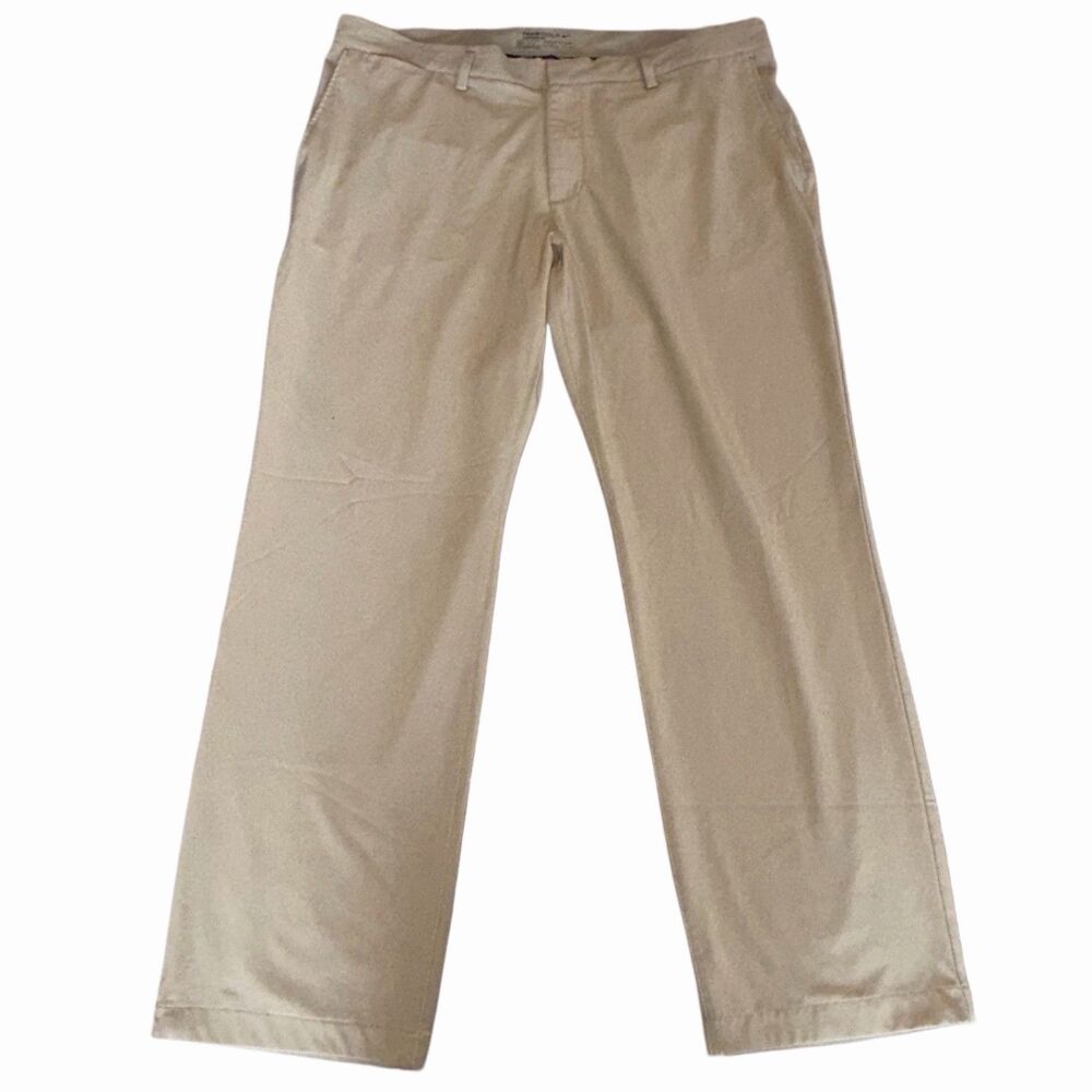 Nike Golf Pants Dri-Fit Performance Standard Fit Mens Size 36x30* Beige Khaki
